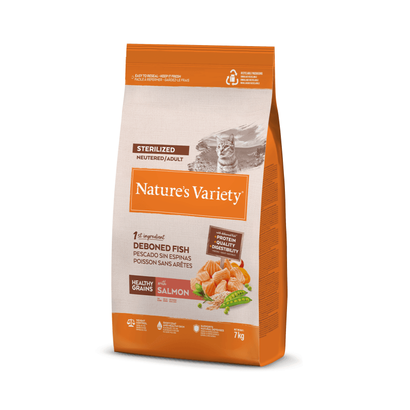 Nature's Variety Cat Healthy Graıns Sterılızed Salmon 7kg