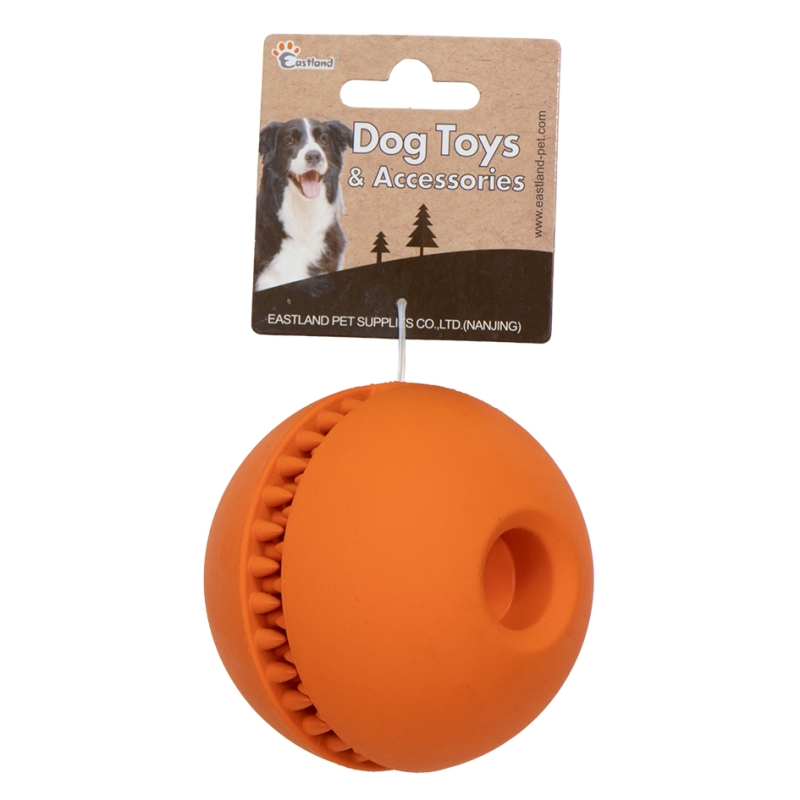 Eastland Ödül Hazneli Sesli Top Köpek Oyuncağı 8 cm