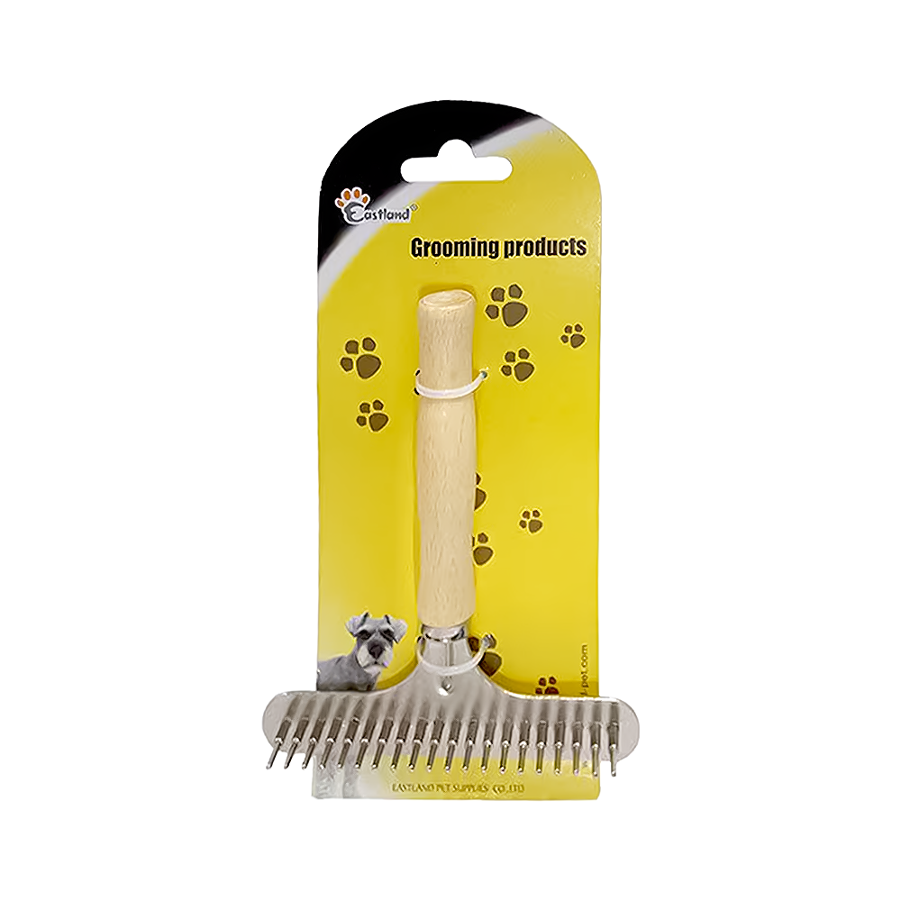 Eastland Köpek Ahşap Tutacaklı Keçe Açıcı 20 İğneli