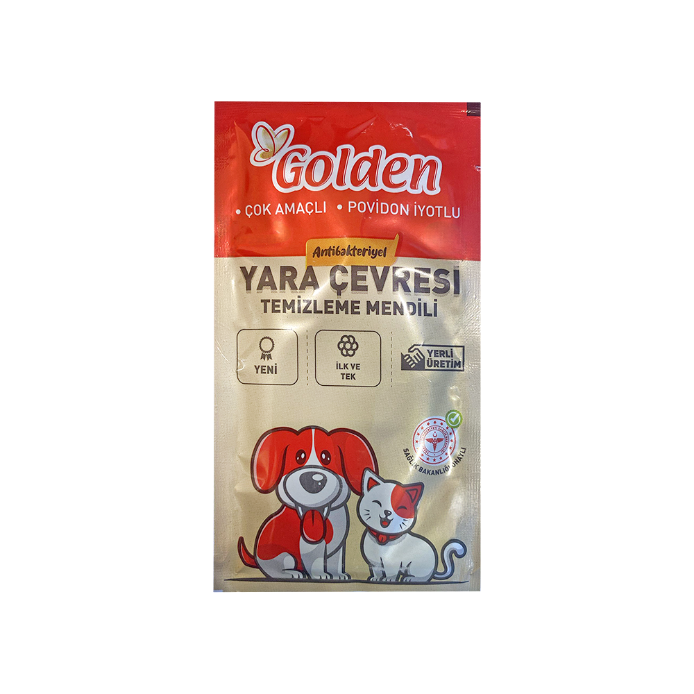 Golden Yara Çevresi Temizleme Mendili