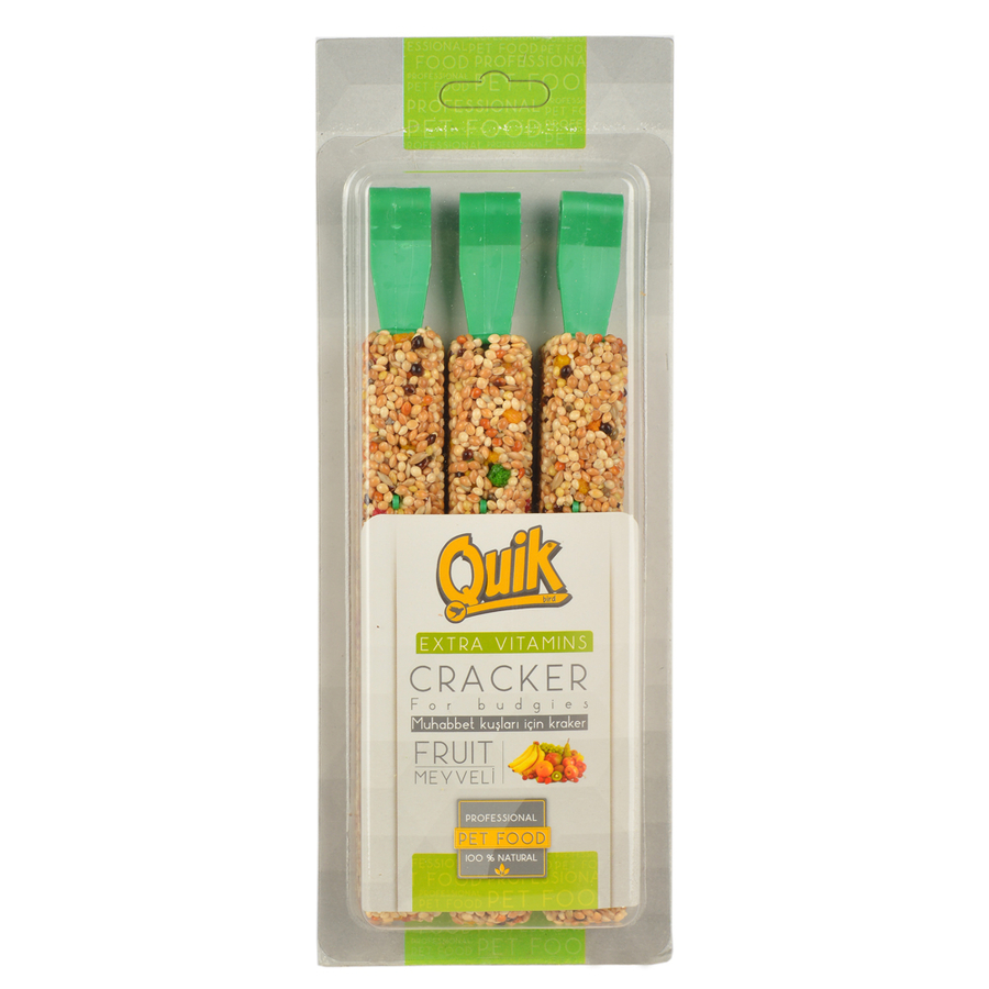 Quik Fruit Flavored Chat Crackers 3-Pack
